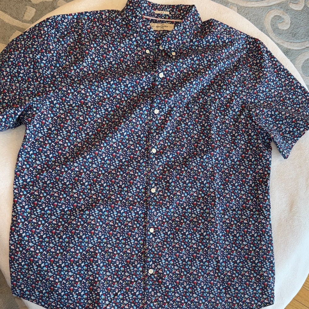 Hawker Rye men’s button down shirt